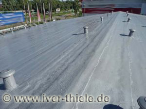 Beschichtung eines Daches